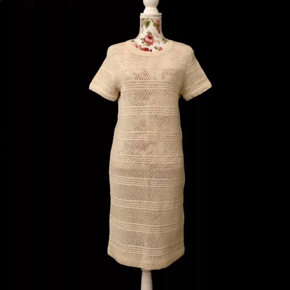 Vintage Knit Goldworm Sheeth Dress